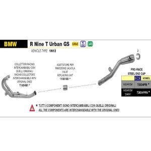 Escape BMW R Nine T Urban GS 2017-2020 Â· 2